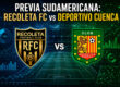 Previa Sudamericana – análisis Recoleta FC vs Deportivo Cuenca